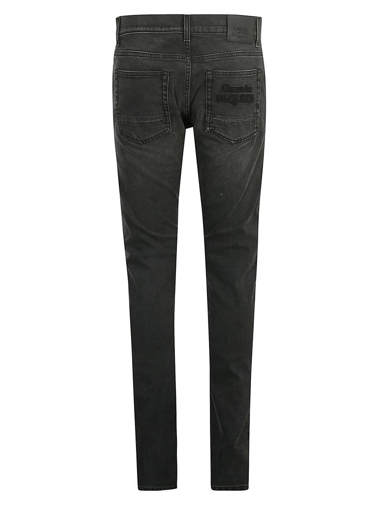 ALEXANDER MCQUEEN Skinny-cut denim jeans商品第3张图片规格展示
