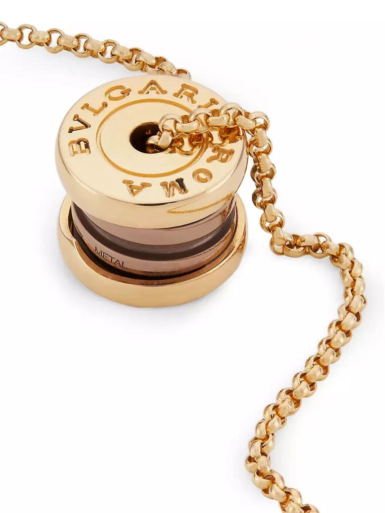 商品BVLGARI|B.zero1 18K Rose Gold & Ceramic Pendant Necklace,价格¥16958,第4张图片详细描述