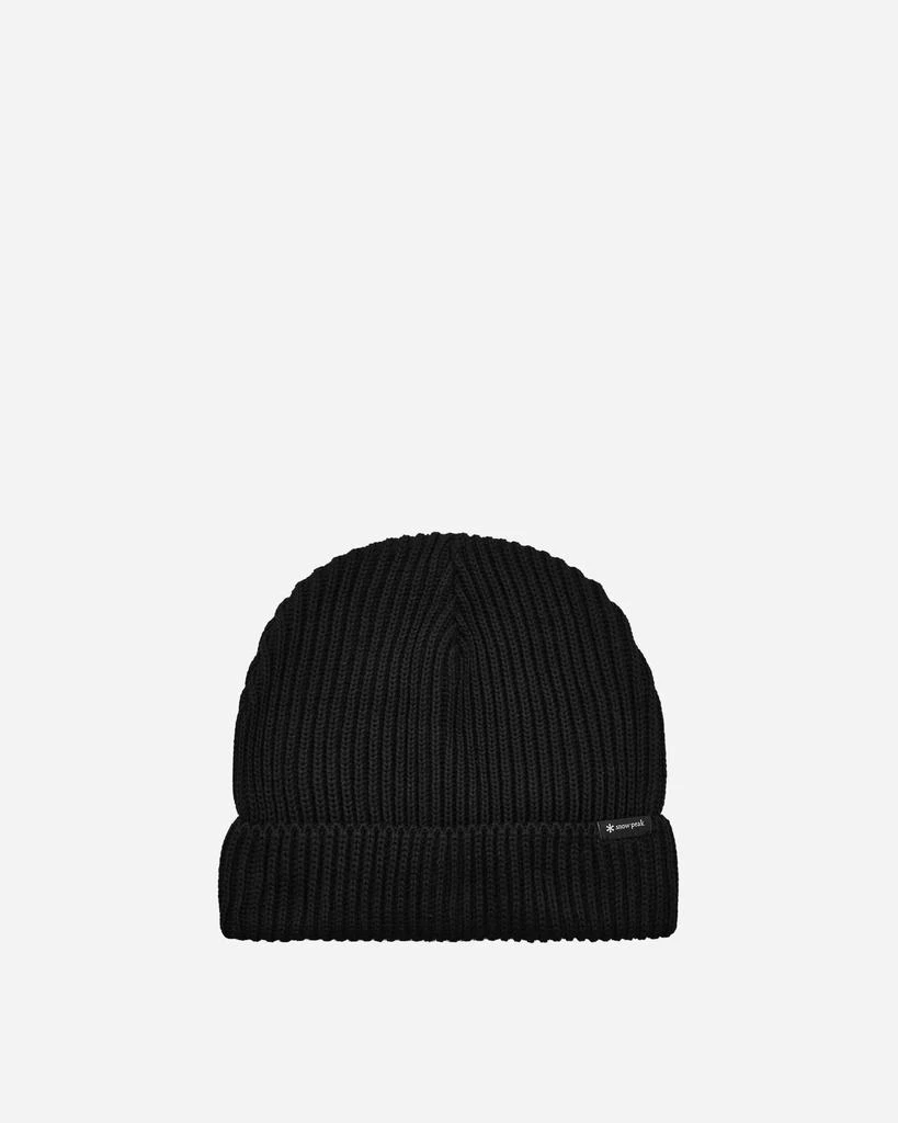 商品Snow Peak|Pe/Co Knit Cap Black,价格¥333,第1张图片