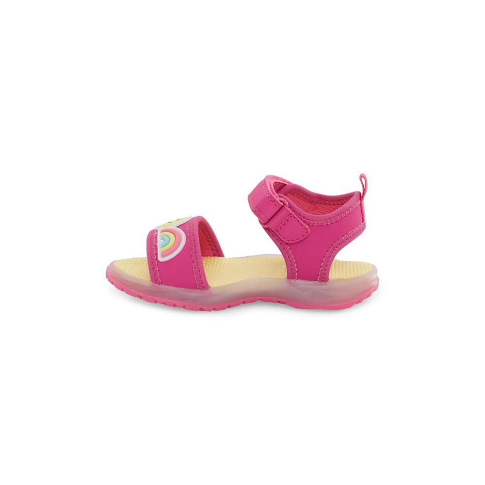 Little Girls Stellah Lighted Fastening Strap Sandals商品第7张图片规格展示