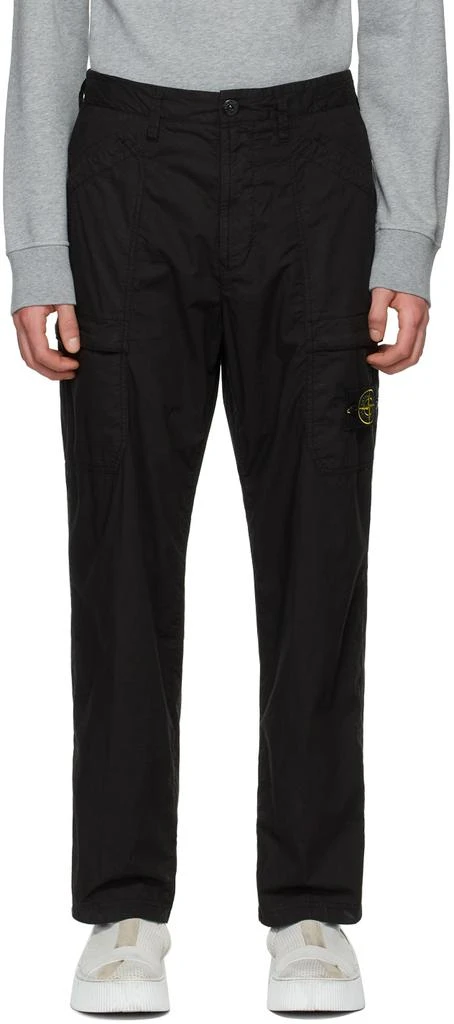 商品Stone Island|Black Parachute Cargo Pants,价格¥2226,第1张图片