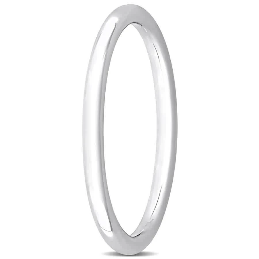商品Amour|Wedding Band in 10K White Gold,价格¥1411,第2张图片详细描述
