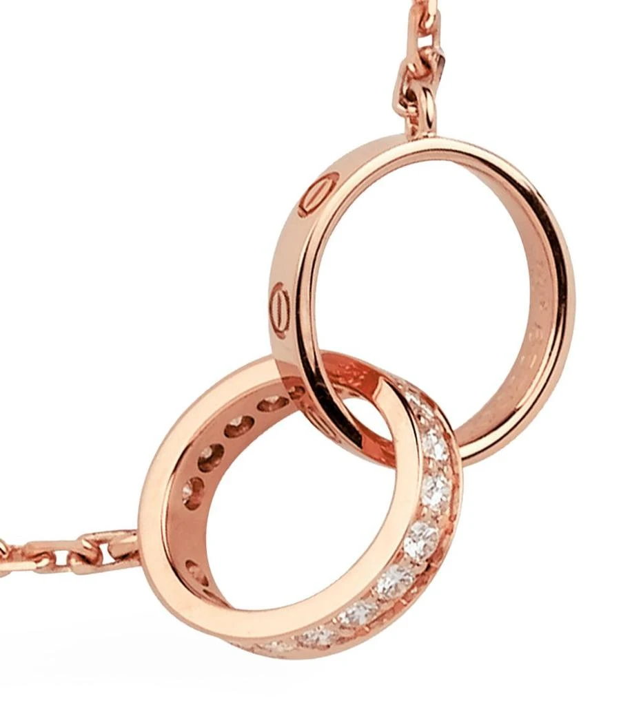 商品Cartier|Rose Gold and Diamond LOVE Necklace,价格¥39267,第4张图片详细描述