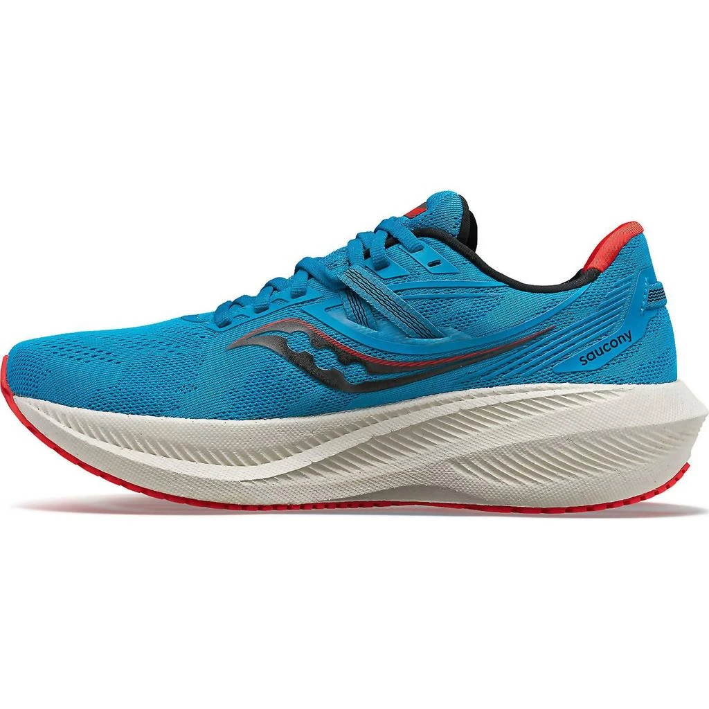 商品Saucony|Men's Triumph 20 Running Shoes - Medium Width In Ocean/redrock,价格¥1027,第2张图片详细描述