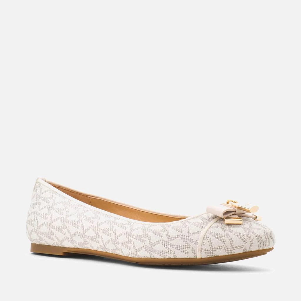 商品Michael Kors|MICHAEL Michael Kors Alice Logo-Jacquard Canvas Ballet Flats,价格¥568,第2张图片详细描述