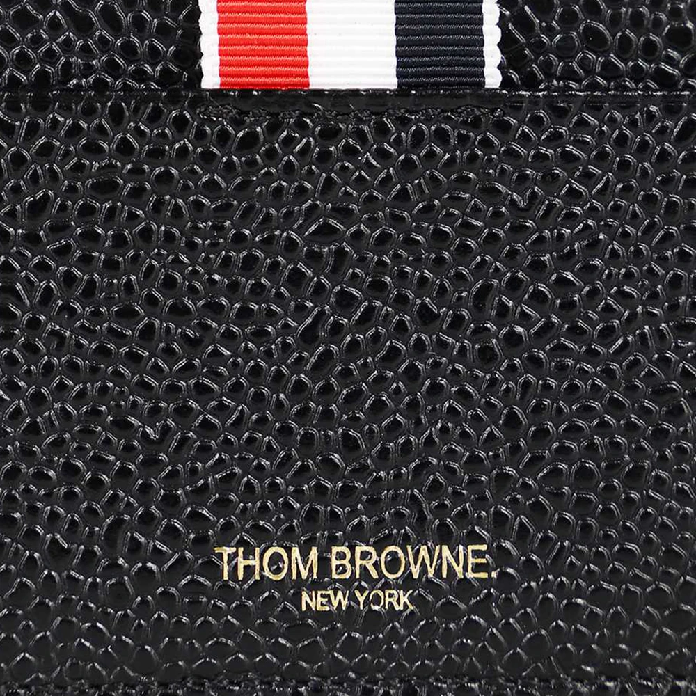 THOM BROWNE 女士金色徽标黑色卡包 FAW035A-00198-001 商品