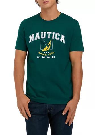 商品Nautica|Sustainably Crafted Logo Graphic T-shirt,价格¥253,第1张图片