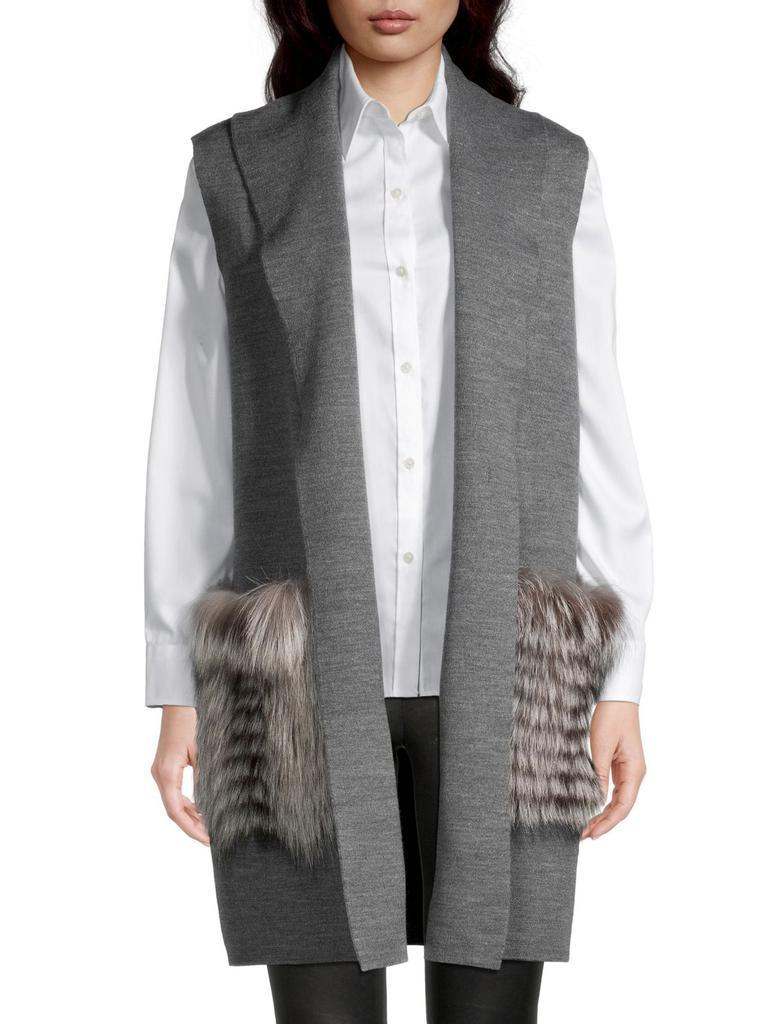 商品Kobi Halperin|Viola Sleeveless Wool Sweater,价格¥885-¥1106,第1张图片