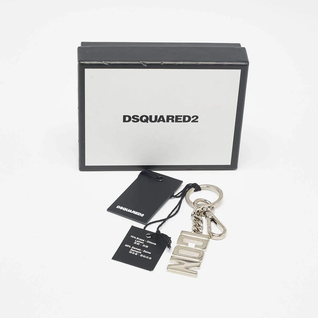 商品[二手商品] DSQUARED2|Dsquared2 Icon Logo Silver Tone Key Ring,价格¥1159,第3张图片详细描述