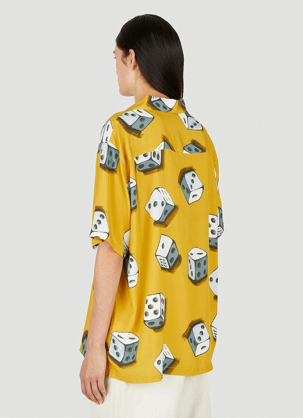 商品STUSSY|Dice Motif Shirt in Yellow,价格¥783,第4张图片详细描述