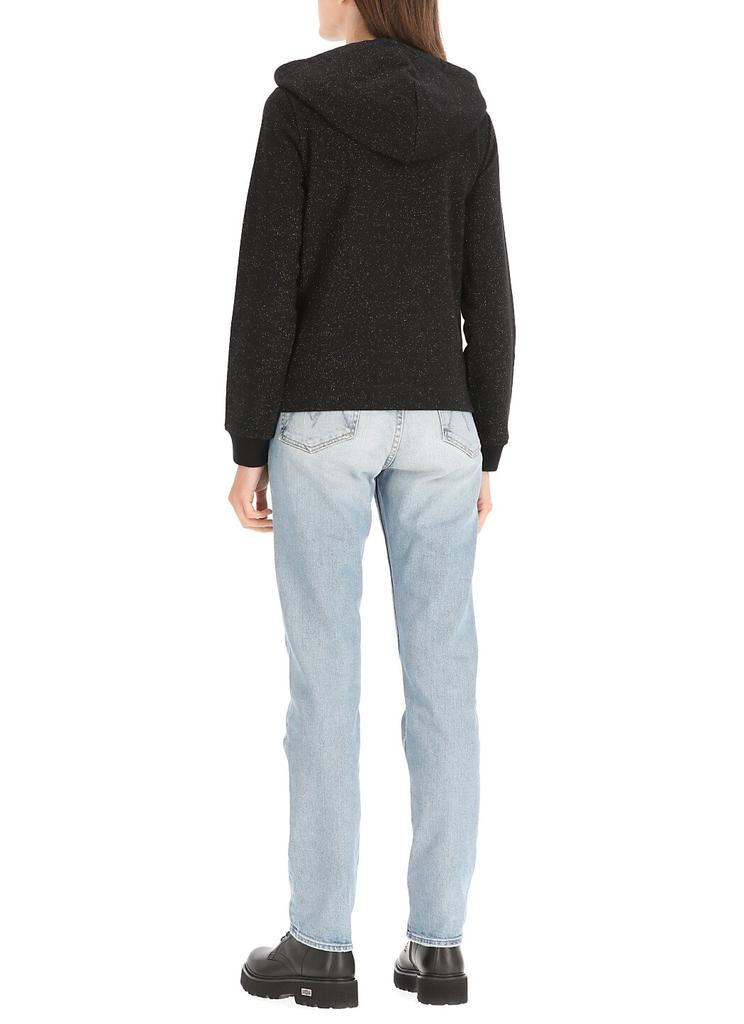 Love Moschino Allover Glitter Zipped Hoodie商品第3张图片规格展示