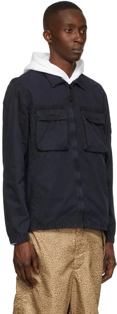商品Stone Island|Navy Old Effect Overshirt Jacket,价格¥1860,第2张图片详细描述