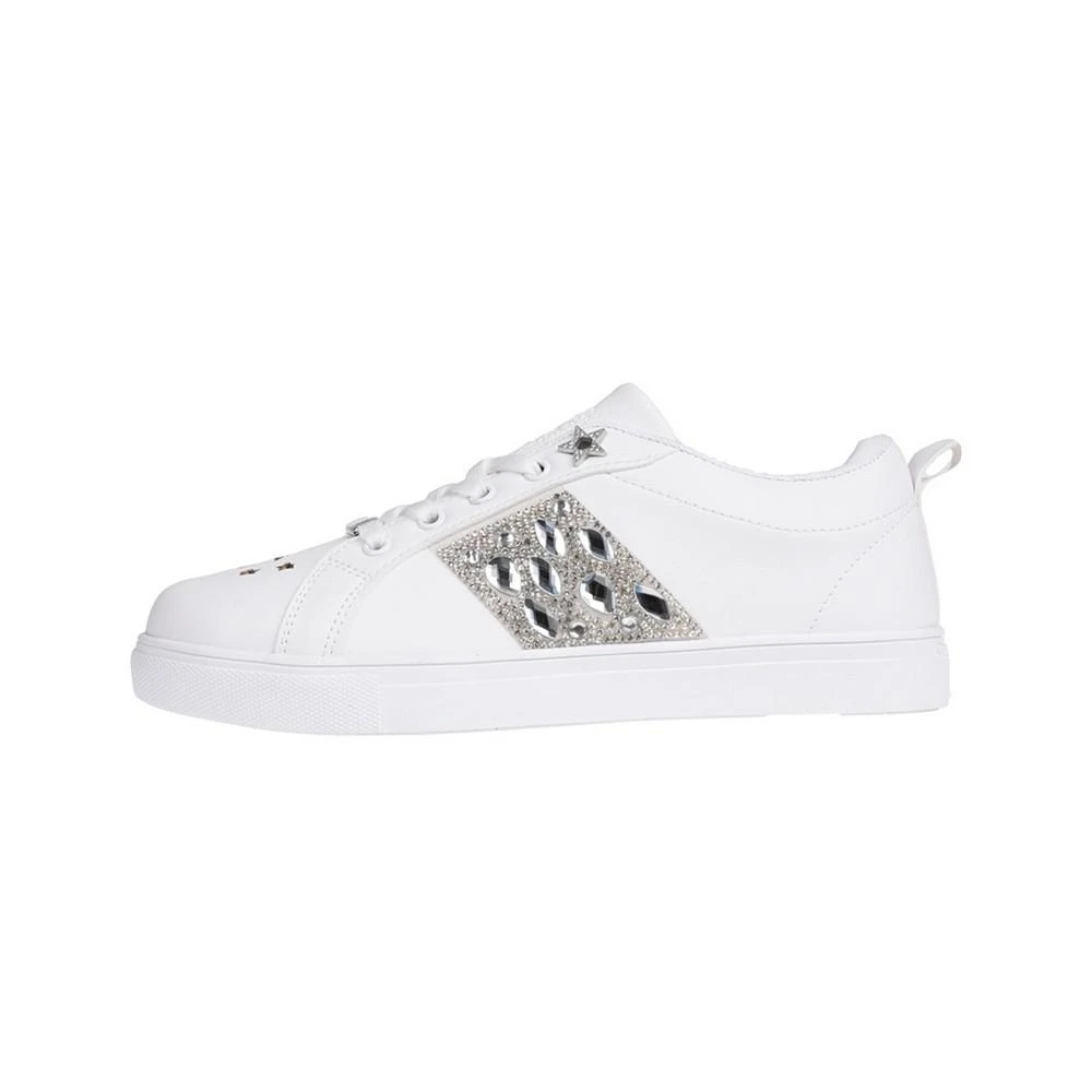 Little Girls Simple and Fashionable Court Sneakers with Rhinestone 商品