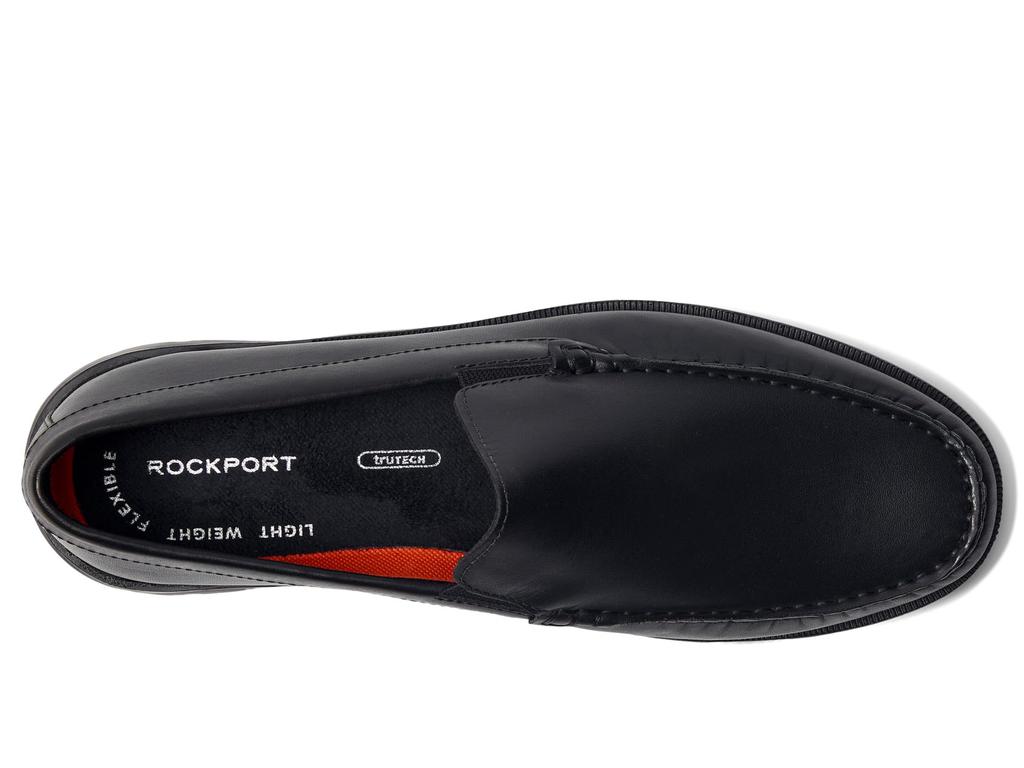 Rockport Loafers Size 11.5 M Rockport Palmer Black Leather Slip-On Dress Shoes Men main image 4