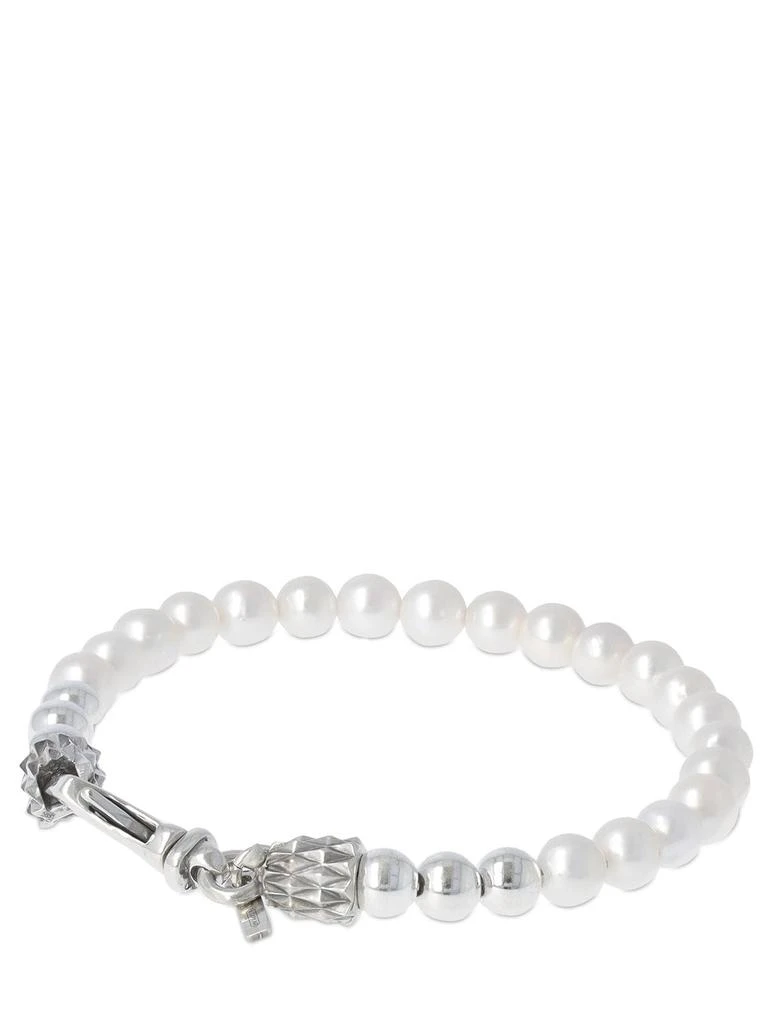 商品Emanuele Bicocchi|Pearl Slim Chain Bracelet,价格¥2340,第3张图片详细描述