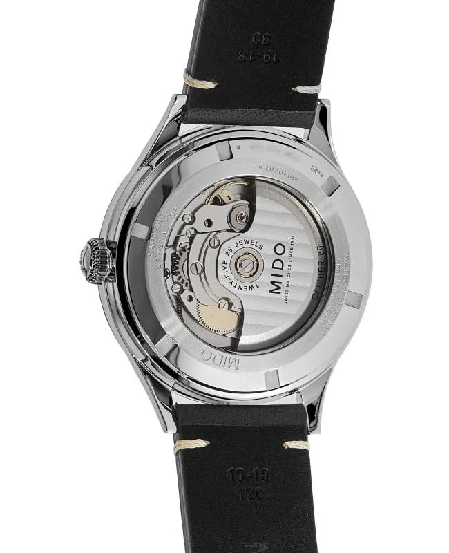 商品MIDO|Mido Multifort Patrimony Grey Dial Leather Strap Men's Watch M040.407.16.060.00,价格¥4994,第3张图片详细描述