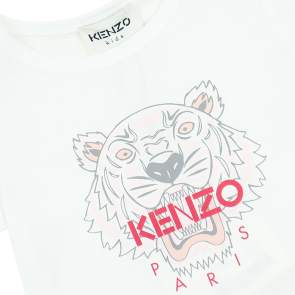 Baby Tiger Print White T Shirt商品第2张图片规格展示