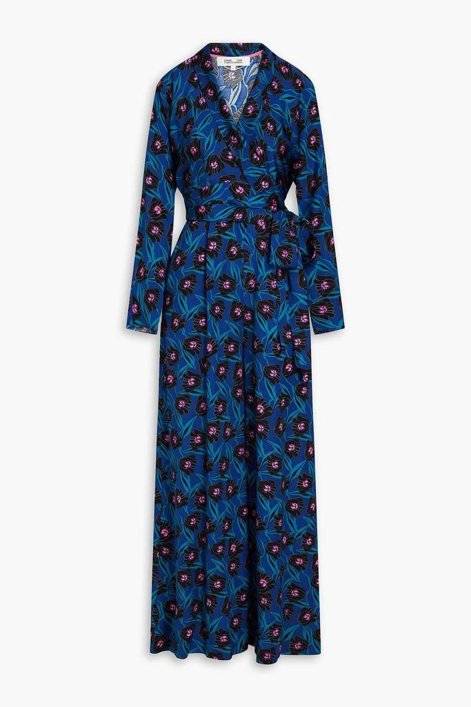 商品Diane von Furstenberg|Piper floral-print crepe wide-leg jumpsuit,价格¥1119,第1张图片