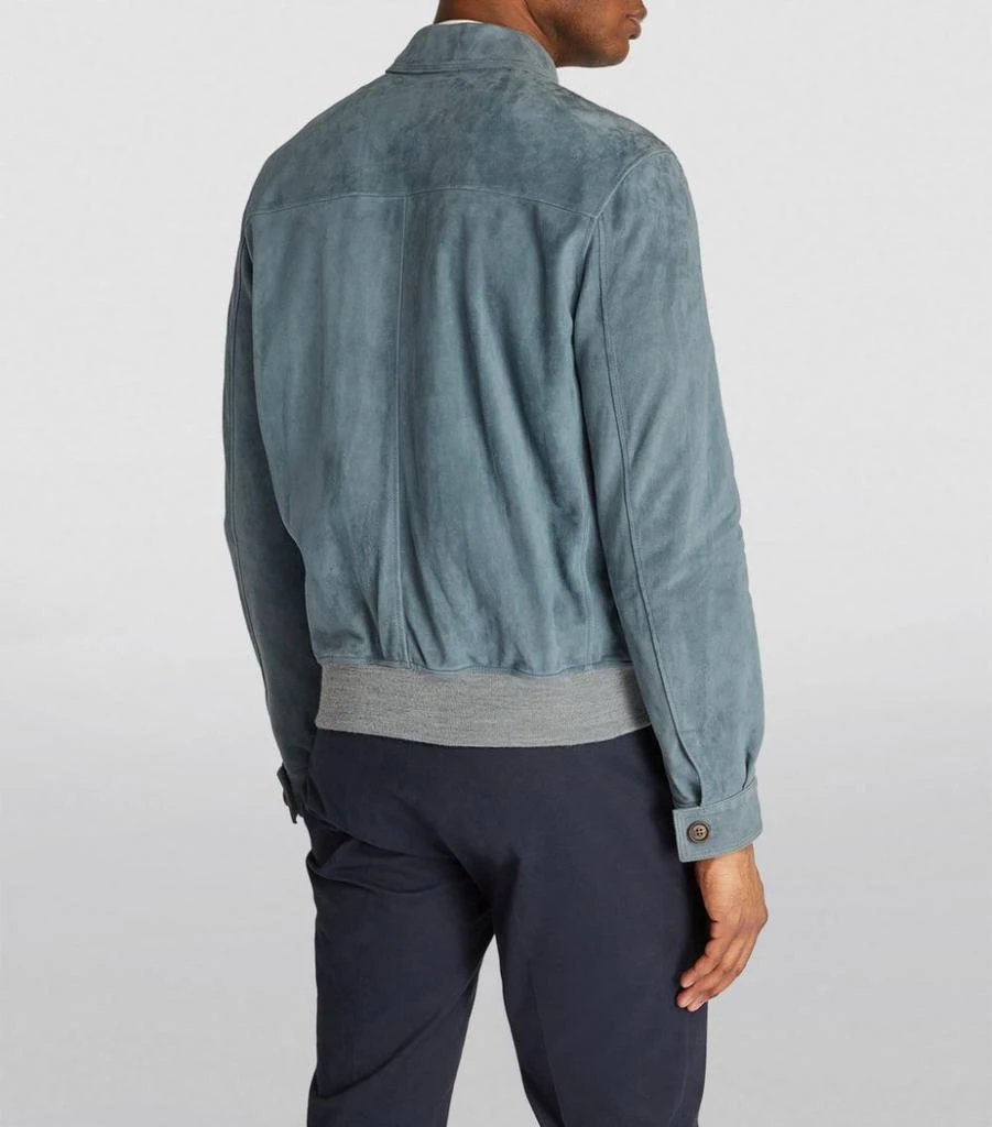 商品ELEVENTY|Suede Cropped Jacket,价格¥32529,第4张图片详细描述