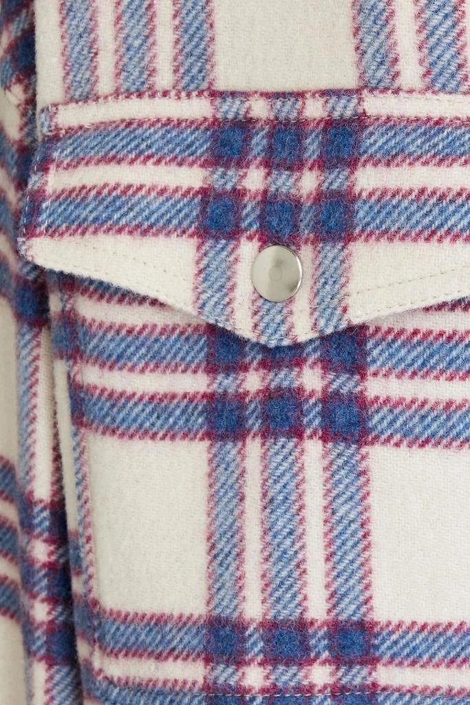 商品Isabel Marant Étoile|Fontizi checked wool-blend tweed coat,价格¥1818,第4张图片详细描述