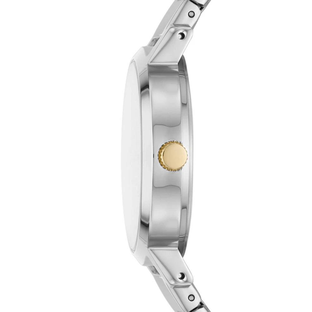 商品DKNY|Women's The Modernist Three-Hand Two-tone Stainless Steel Bracelet Watch 32mm,价格¥1009,第2张图片详细描述