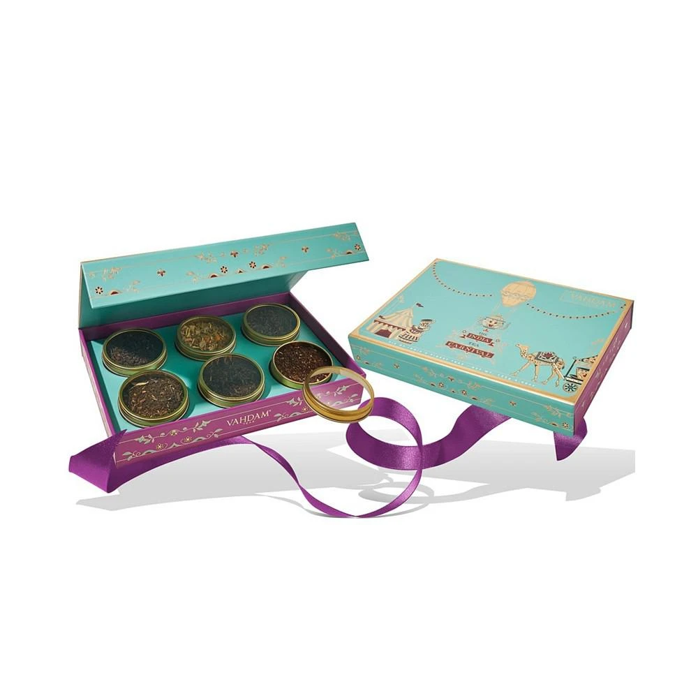 商品Vahdam Teas|The India Tea Carnival, Gift Set, 6 Teas,价格¥261,第2张图片详细描述