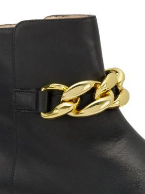 Lift Chain Leather Combat Boots 商品