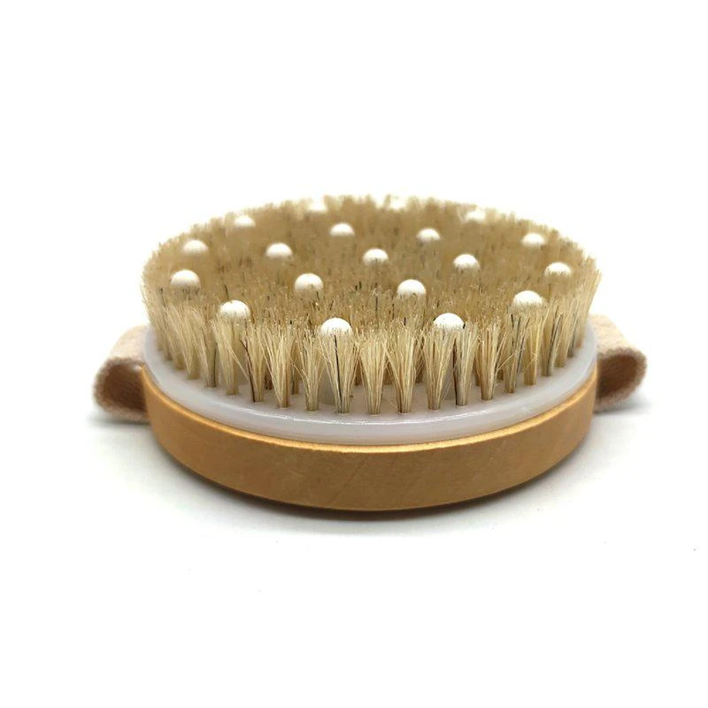 商品PURSONIC|Bath Brush And Rubber Massager With Lotus Wooden Handle,价格¥122,第2张图片详细描述