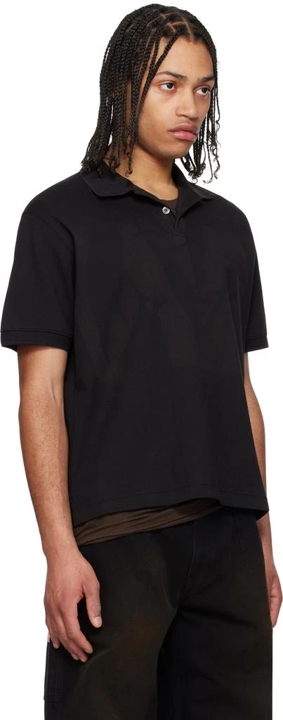 商品JiyongKim|Black Sun-Bleached Pack Polo,价格¥1139,第2张图片详细描述