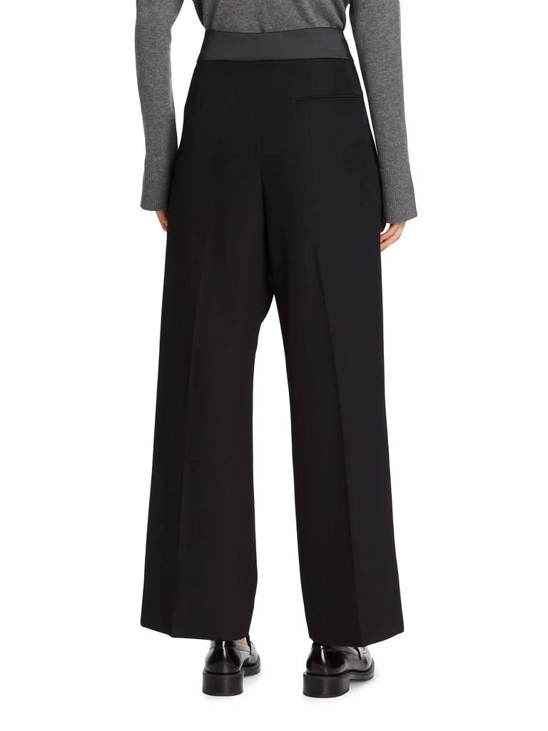 商品Stella McCartney|Tuxedo Wide-Leg Wool Trousers,价格¥3561,第5张图片详细描述