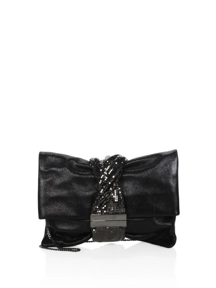 商品Jimmy Choo|Jimmy Choo - Chandra Shimmer Suede Clutch,价格¥10468,第1张图片