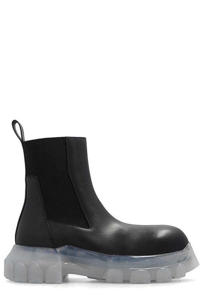 Rick Owens Round-Toe Ankle Boots商品第1张图片规格展示