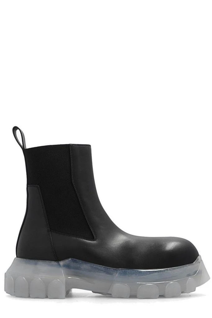 商品Rick Owens|Rick Owens Round-Toe Ankle Boots,价格¥6319,第1张图片