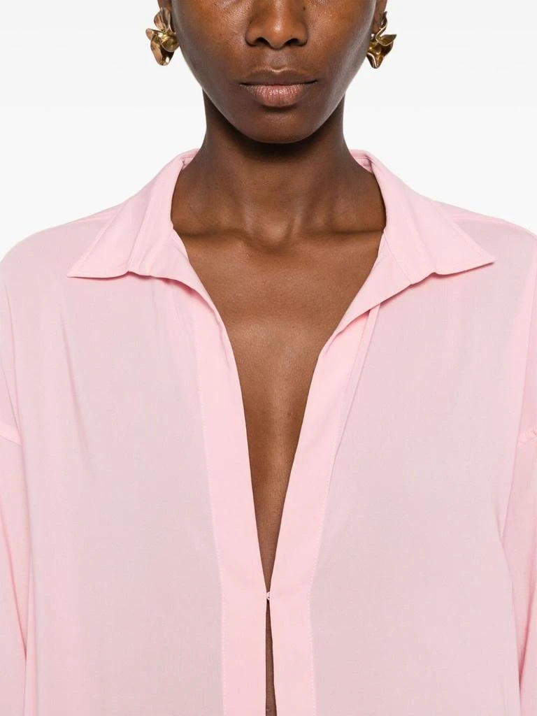 商品PHILOSOPHY di LORENZO SERAFINI|PINK STRETCH VISCOSE BLOUSE,价格¥2289,第5张图片详细描述