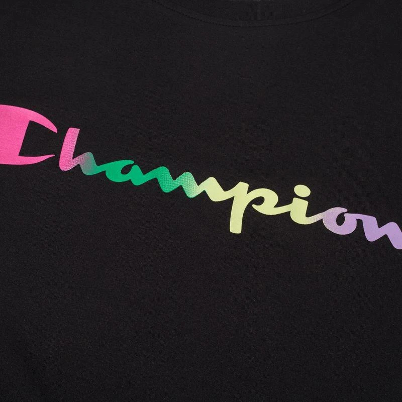 商品CHAMPION|香港直邮Champion冠军女士黑色色圆领T恤时尚潮流W5682G550770001,价格¥355,第4张图片详细描述