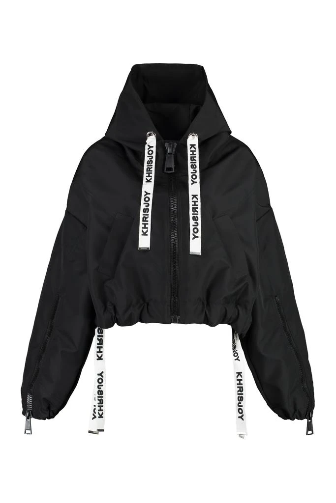 商品Khrisjoy|Khris Crop Hooded Windbreaker,价格¥3603,第1张图片