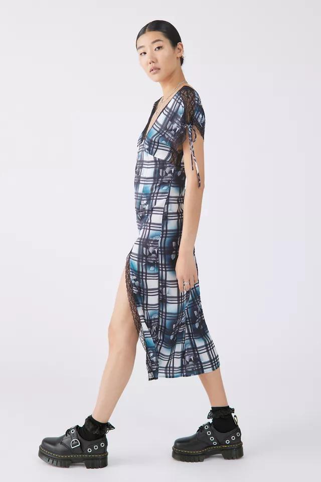 UO Sweet Melody Lace Trim Midi Dress商品第5张图片规格展示