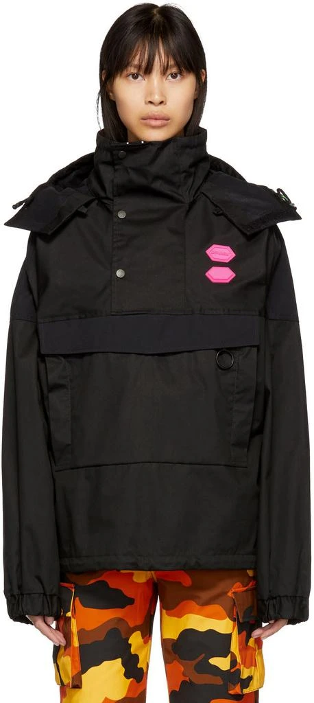 商品Off-White|Black Ski Anorak Jacket,价格¥2613,第1张图片