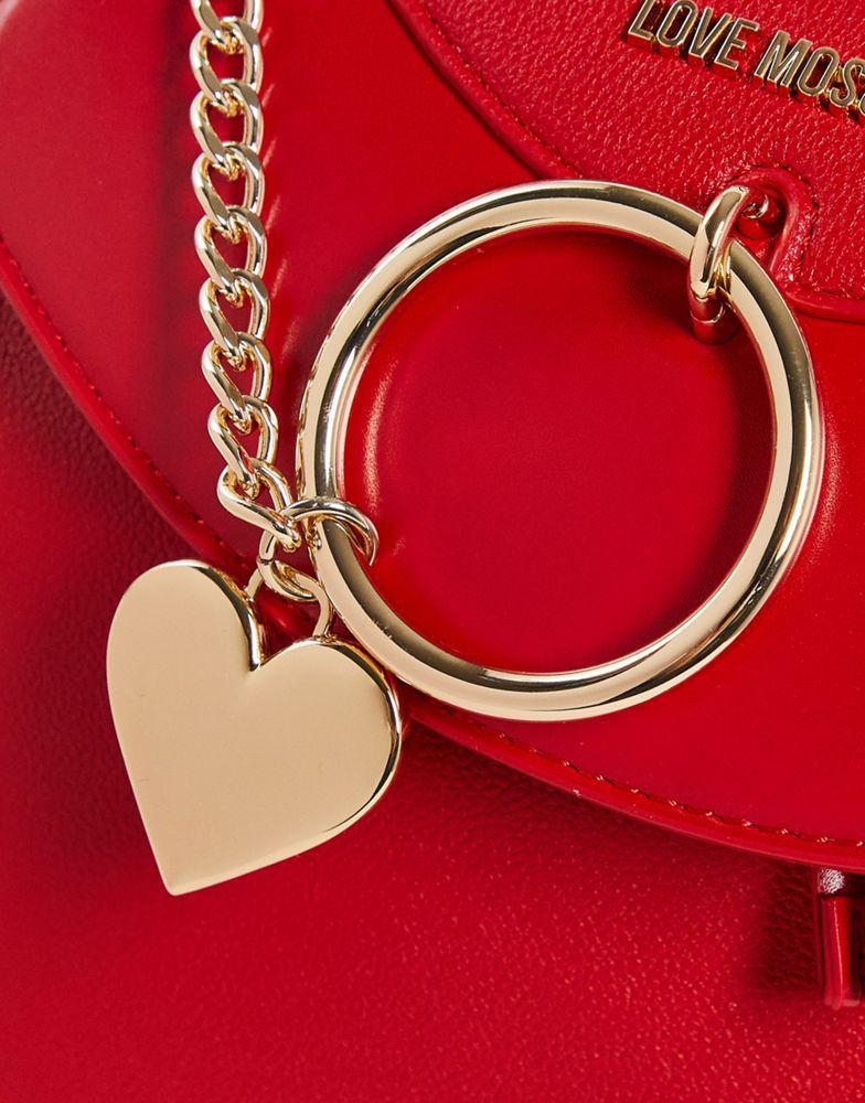 商品Moschino|Love Moschino top handle heart logo backpack in multi,价格¥1189,第6张图片详细描述
