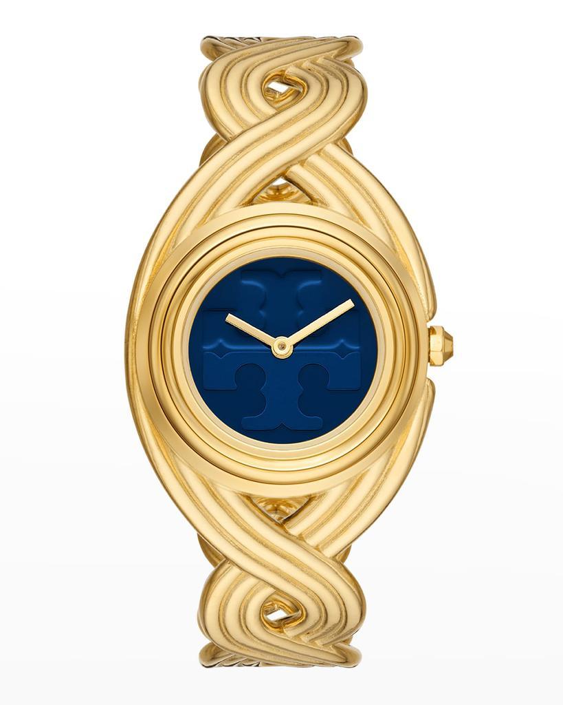 商品Tory Burch|The Miller Gold-Tone Bangle Watch,价格¥2189,第1张图片