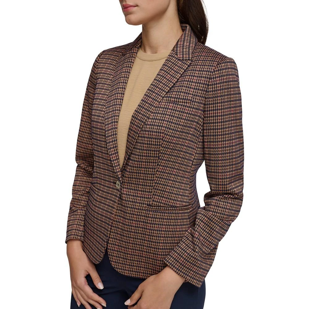 商品Tommy Hilfiger|Women's One-Button Plaid Blazer,价格¥1099,第4张图片详细描述