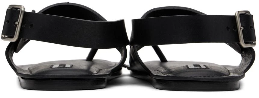 商品Jil Sander|Black Leather Sandals,价格¥1650,第2张图片详细描述