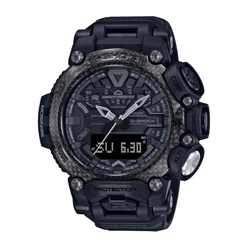 商品G-Shock|Men's Master of G Black Resin Watch 54.1mm,价格¥2616,第1张图片