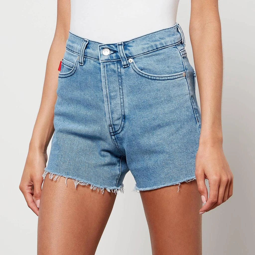 商品Hugo Boss|HUGO Women's Geina Denim Shorts - Turquoise/Aqua,价格¥235,第1张图片