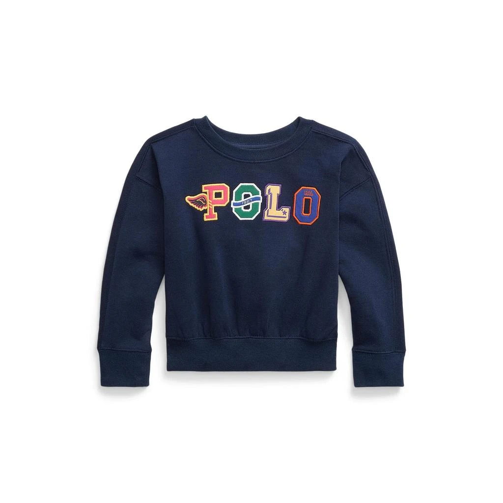 商品Ralph Lauren|Logo Fleece Sweatshirt (Toddler),价格¥345,第1张图片
