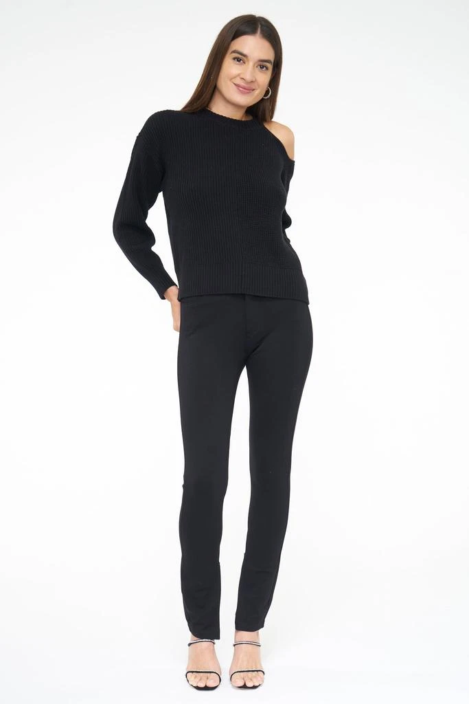 商品Pistola Denim|Kendall High Rise Skinny Scuba w/ Zippers - Night Out,价格¥1176,第5张图片详细描述
