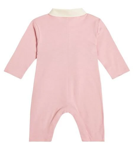 商品Gucci|Baby Interlocking G cotton romper,价格¥3703,第2张图片详细描述