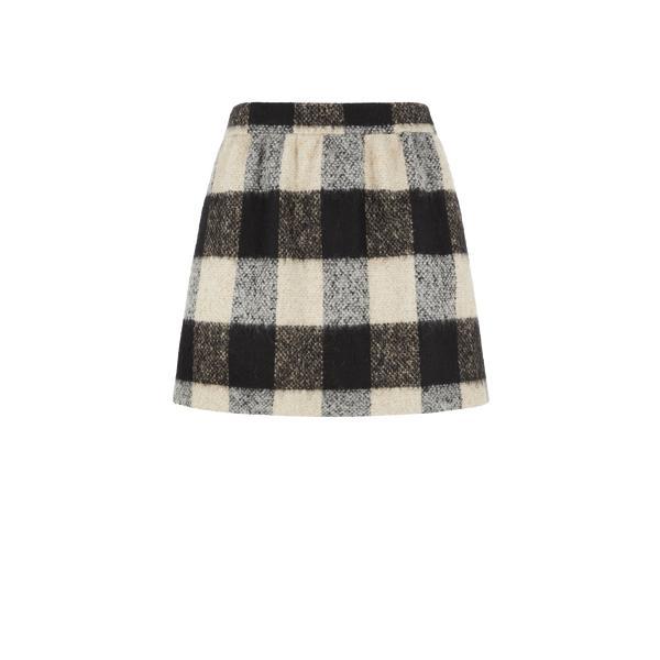 商品RED Valentino|Mini jupe à carreaux en laine,价格¥1849,第1张图片