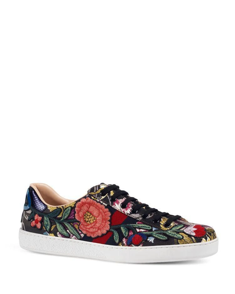 商品Gucci|New Ace Lace Up Sneakers 板鞋,价格¥6233,第1张图片