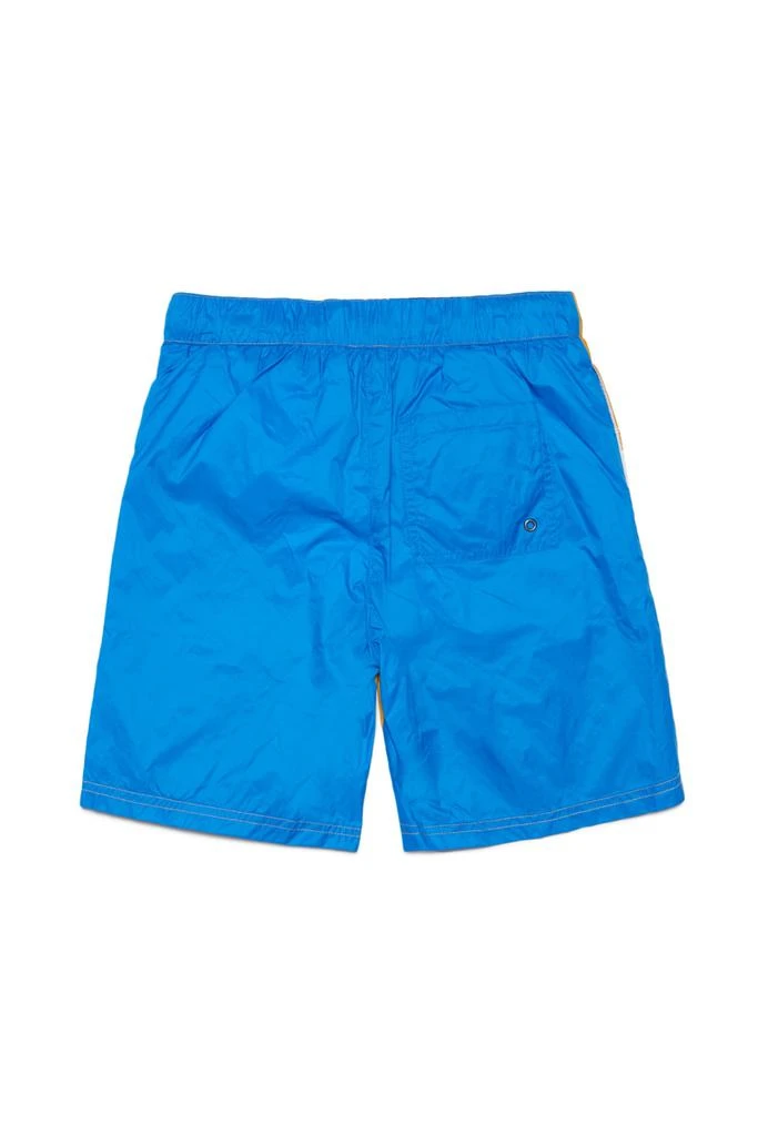 商品N°21|N21m17m Sw Boxer N°21 Yellow And Light Blue Two-tone Swim Boxers With Vintage Logo,价格¥633,第2张图片详细描述